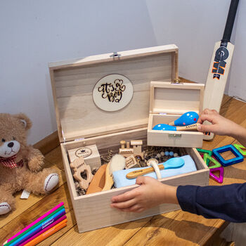 Luxury Personalised Keepsake Baby Gift Box, 3 of 12