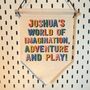 Personalised Child's Imagination Play Room Hanging Sign, thumbnail 3 of 9