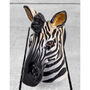 Hand Painted Ceramic Zebra Head Vase, thumbnail 3 of 3