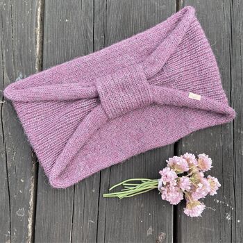 Knitted Alpaca Headband, 2 of 8