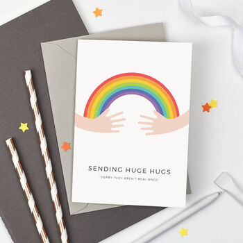 Sending Huge Hugs Rainbow Card, 2 of 2