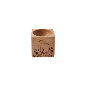 Bramble Farm 'Runner Ducks' Oak Egg Cup In Gift Box | Breakfast | Homeware | Kitchenware, 2 of 2