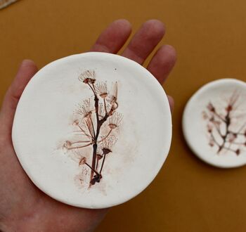 Cherry Blossom Imprinted Ceramic Bowls, 5 of 8