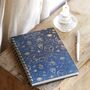 Blue Starry Night Lined Notebook, thumbnail 1 of 5