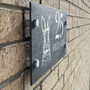 Personalised Country Hare House Number Sign, thumbnail 2 of 2