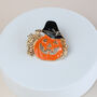 Pumpkin Pilgrim Brooch, thumbnail 1 of 2