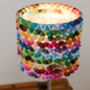 Colourful Rainbow Folded Paper Table Lamp, thumbnail 1 of 4