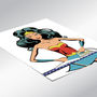 Wonder Woman Mothers Day Ironing Poster Art Print, thumbnail 7 of 9