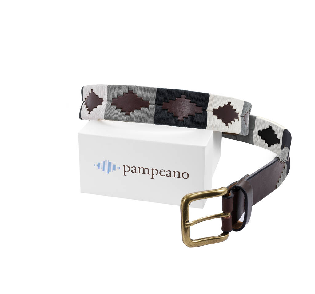 Pampeano 'Roca' Handmade Argentine Leather Polo Belt, 1 of 11