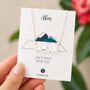 Minimalist Mountain Necklace, thumbnail 1 of 10