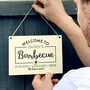 Personalised Welcome To Barbecue Sign, thumbnail 1 of 2