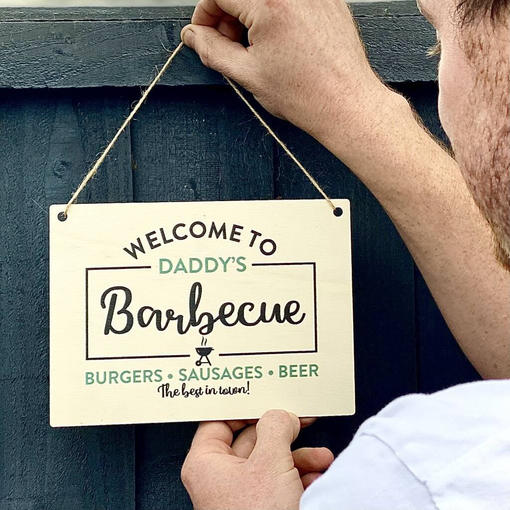 Personalised Welcome To Barbecue Sign, 1 of 2