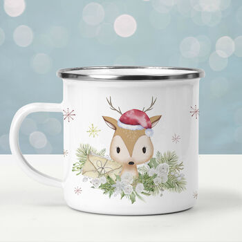Christmas Woodland Deer Mug, 4 of 4