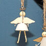 Personalised Mini White And Gold Tin Angel, Christening, thumbnail 3 of 3