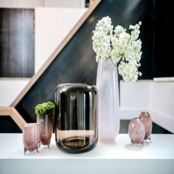 Vase Mazurka Smoky Brown Colour By Dut Z, 4 of 5