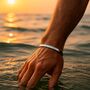 Men's Minimalist Polished Titanium Cuff Bangle, thumbnail 2 of 10
