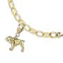 English Bulldog Gold Plated Sterling Silver Charm, thumbnail 4 of 6