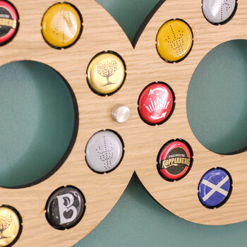 Personalised 18th Birthday Gift Beer Bottle Collector, 2 of 6