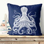 Blue Octopus Cushion, Multi Colours Available, thumbnail 3 of 8