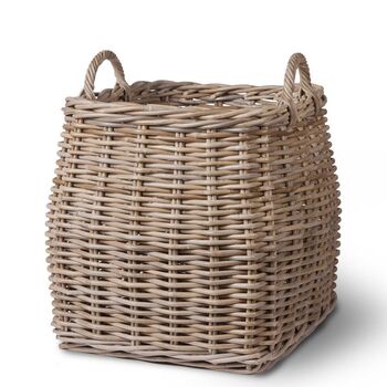 Tapered Rattan Basket, 2 of 3