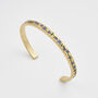 Gold Forget Me Not Bangle, thumbnail 1 of 9