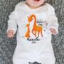 First Mother's Day Baby Grow Giraffe, thumbnail 2 of 2