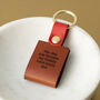Personalised Special Date Leather Keyring, thumbnail 2 of 3