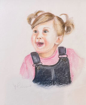 Personalised Children’s Portrait From Your Photos, 4 of 4