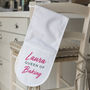 Personalised 'Queen Of Baking' Oven Gloves, thumbnail 1 of 2