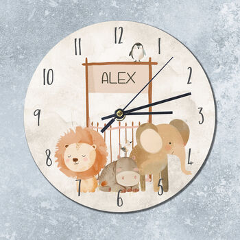 Zoo Themed Child Clock, 4 of 5