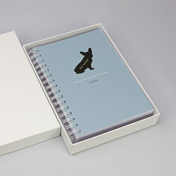 Personalised French Bulldog Lovers Notebook, 3 of 8