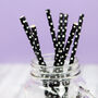 Spotty Paper Party Straws, thumbnail 5 of 10