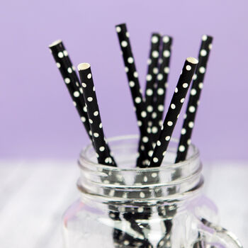 Spotty Paper Party Straws, 5 of 10