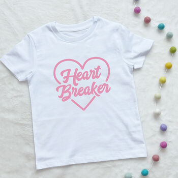Heart Breaker Kids T Shirt, 4 of 6