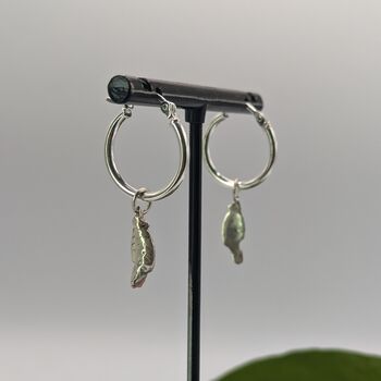Guardian Eco Sterling Silver Hoop Earrings, 3 of 3