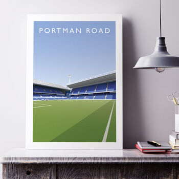 Ipswich Portman Road Sir Bobby Robson Stand Poster, 4 of 8