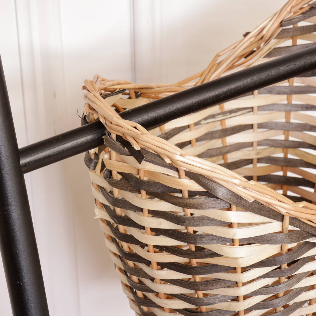 Four Basket Industrial Storage Ladder By Dibor