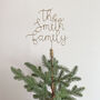 Personalised Wire Christmas Tree Topper, thumbnail 3 of 8