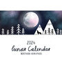 2024 Lunar Moon Phases Meteor Showers Planner Calendar, thumbnail 2 of 3