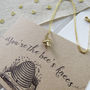 'You're The Bee's Knees' Necklace, thumbnail 4 of 5
