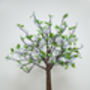 Small Illuminated LED Mid White Tree With Leaves, thumbnail 3 of 3