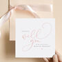 Will You Be My Maid Of Honour Card | Rose Text Fe37, thumbnail 1 of 4