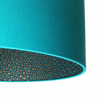 Senzo Spot Animal Print Silhouette Lampshades In Jade, 2 of 10