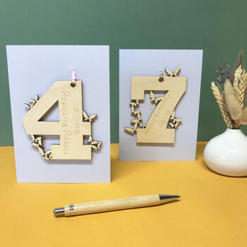 Personalised Birthday Cards With Butterflies, 2 of 12