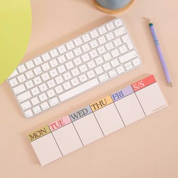 Keyboard Weekly Planner Pad | Scandi, 4 of 5