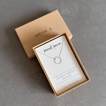 Friends Forever Sterling Silver Necklace, 2 of 6