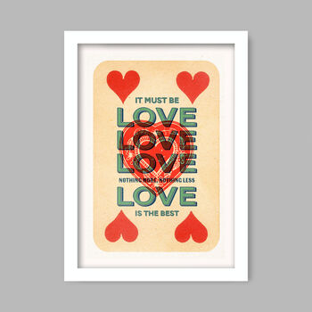 It Must Be Love Music Print, 4 of 4
