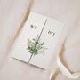 Greenery Gatefold Wedding Invitations, thumbnail 2 of 5