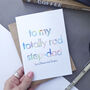 Totally Rad Stepdad | Personalised Father's Day Card, thumbnail 4 of 4