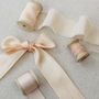 Champagne Silk Ribbon, Traditional Bridal Collection, thumbnail 1 of 12